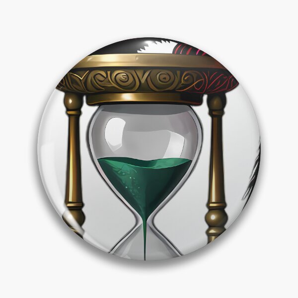 Item preview, Gothic Ermine Filigree Hourglass designed and sold by IllumeInk.