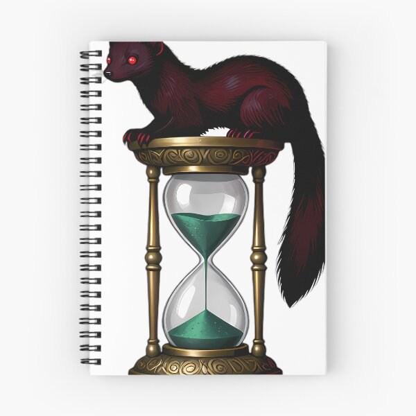 Item preview, Gothic Ermine Filigree Hourglass designed and sold by IllumeInk.