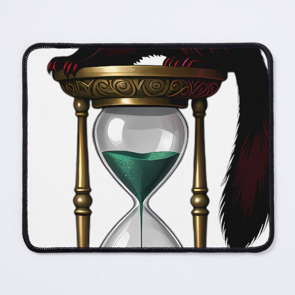 Item preview, Gothic Ermine Filigree Hourglass designed and sold by IllumeInk.