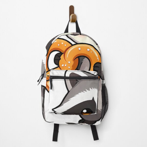 Item preview, Baby Raccoon Carrying Giant Bavarian Pretzel designed and sold by pumsquare.