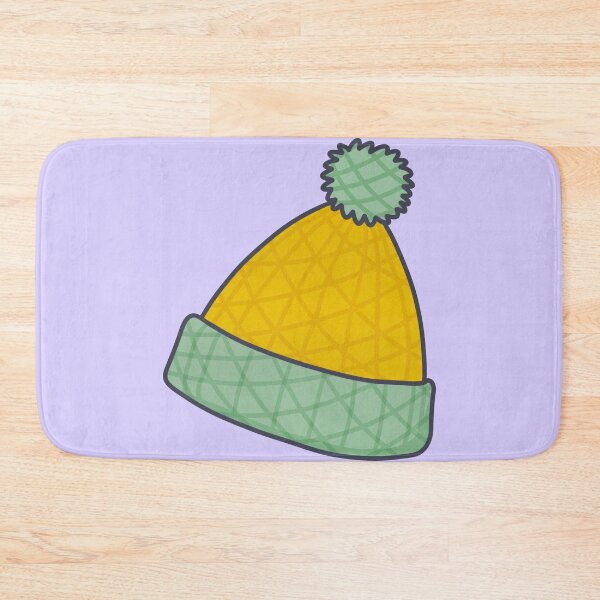 Item preview, Cute Yellow Pom Pom Winter Beanie designed and sold by tammist.