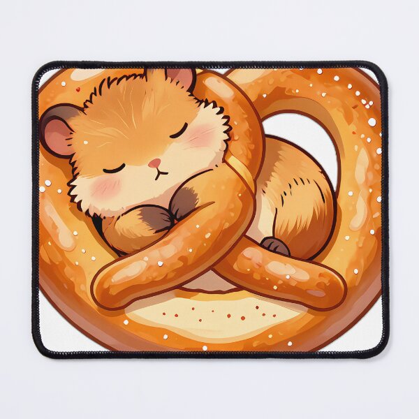 Item preview, Sleeping Dormouse Curled in Warm Pretzel Nest designed and sold by pumsquare.