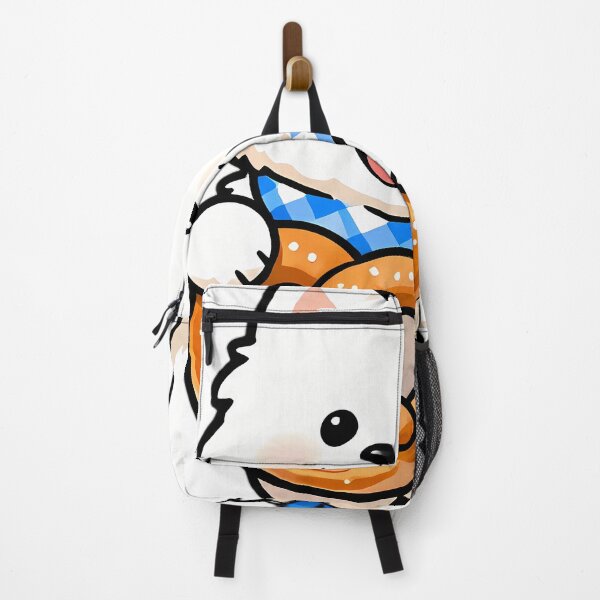 Item preview, Fluffy Samoyed Puppy Peeking Through Pretzel designed and sold by pumsquare.