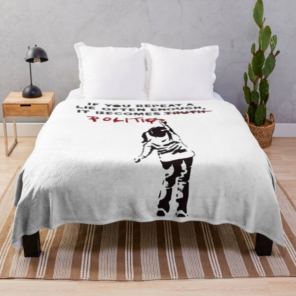 Item preview, Banksy If You Repeat A Lie Often Enough It Becomes Politics designed and sold by veadersyhudd.