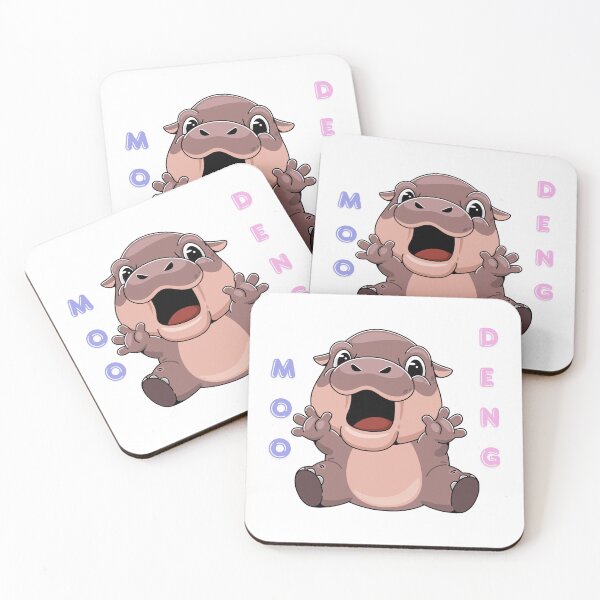 Item preview, Moo deng (hippo) designed and sold by Looknam.K.