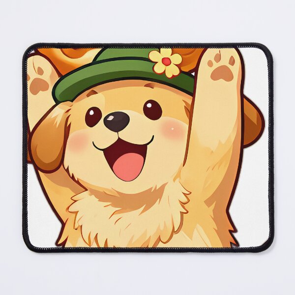 Item preview, Golden Retriever Puppy Hoisting Giant Pretzel designed and sold by pumsquare.