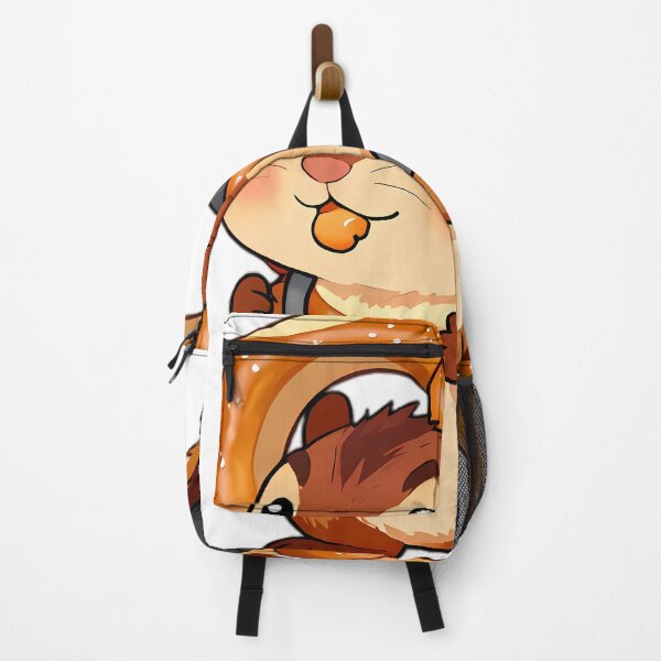 Item preview, Cute Chipmunk Carrying Giant Pretzel Backpack designed and sold by pumsquare.