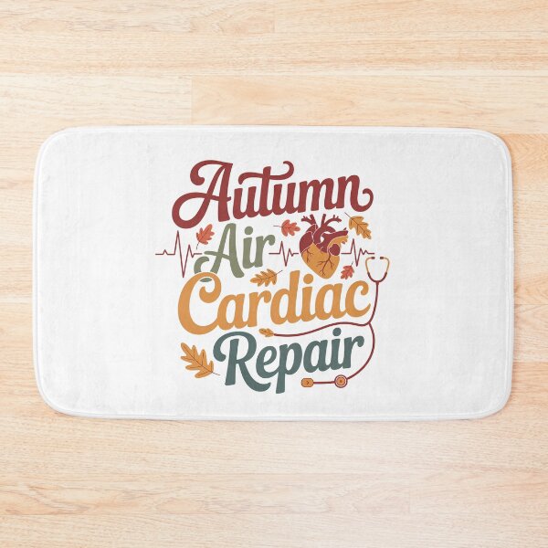 Item preview, Autumn Air Cardiac Repair – Funny Telemetry Nurse Fall Design designed and sold by CuteDesignables.