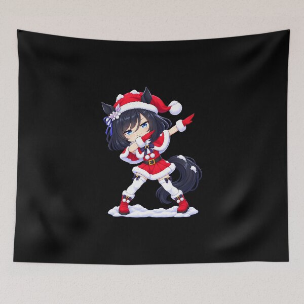 Item preview, Eishin Flash Uma Musume Christmas Dabbing Meme designed and sold by SolenneAzur.