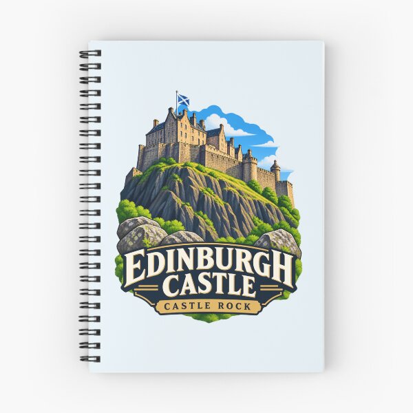 Item preview, Edinburgh Castle, Castle Rock, Scotland designed and sold by Myra365Art.