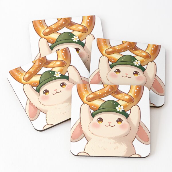 Item preview, Lop-Eared Bunny Hoisting Giant Oktoberfest Pretzel designed and sold by pumsquare.