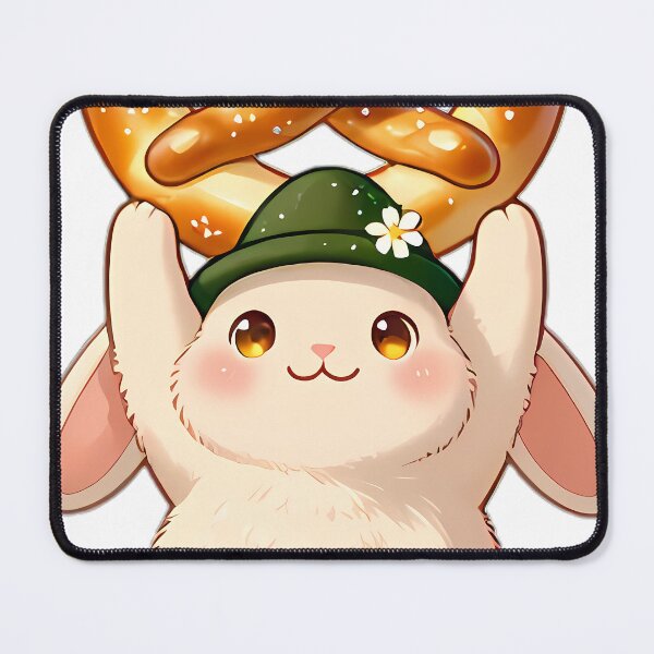 Item preview, Lop-Eared Bunny Hoisting Giant Oktoberfest Pretzel designed and sold by pumsquare.