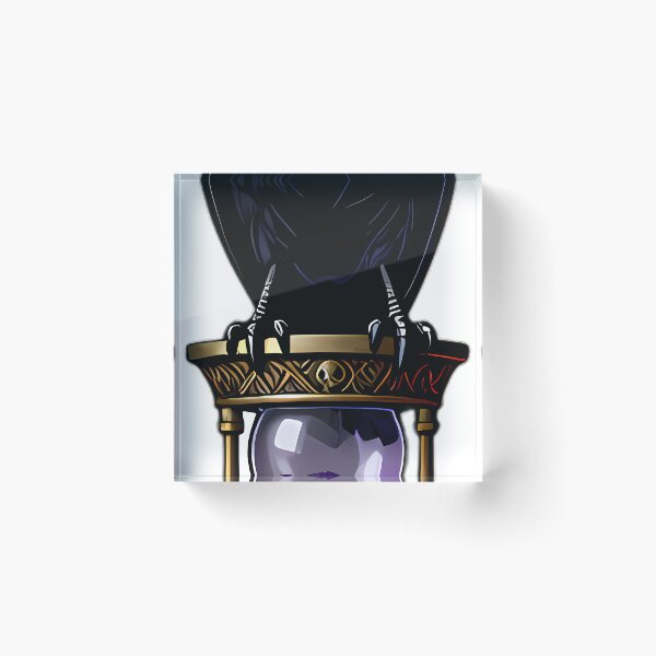 Item preview, Gothic Sentinel Raven Bone Hourglass designed and sold by IllumeInk.
