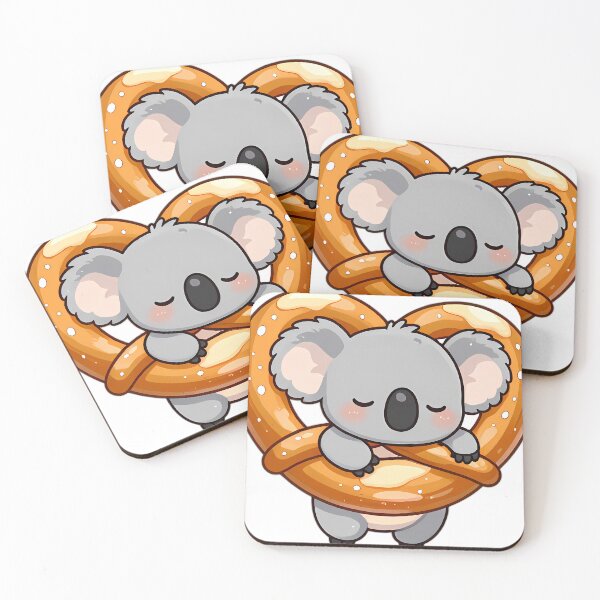 Item preview, Baby Koala Clinging to Giant Bavarian Pretzel designed and sold by pumsquare.