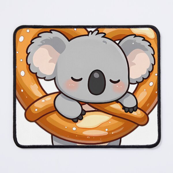 Item preview, Baby Koala Clinging to Giant Bavarian Pretzel designed and sold by pumsquare.