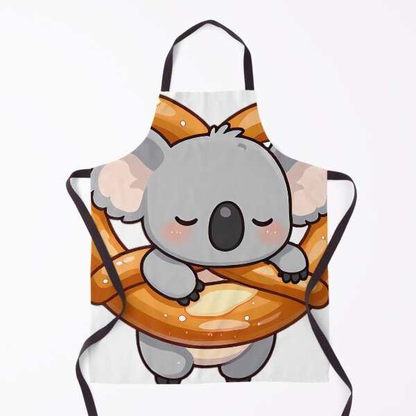 Item preview, Baby Koala Clinging to Giant Bavarian Pretzel designed and sold by pumsquare.