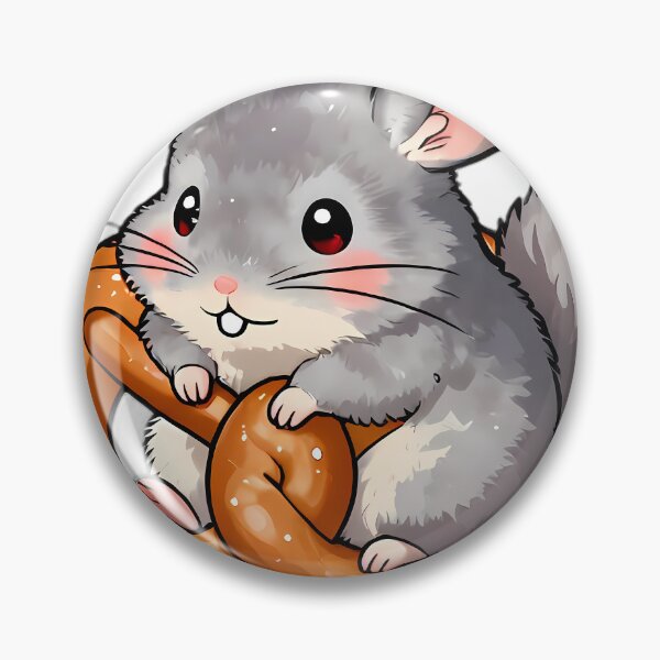 Item preview, Chubby Chinchilla Lounging in Pretzel Hammock designed and sold by pumsquare.