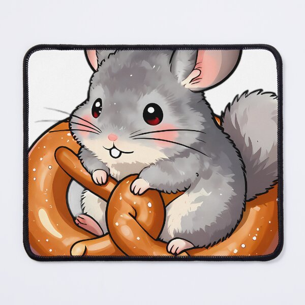 Item preview, Chubby Chinchilla Lounging in Pretzel Hammock designed and sold by pumsquare.