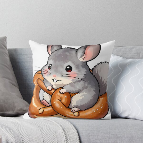 Item preview, Chubby Chinchilla Lounging in Pretzel Hammock designed and sold by pumsquare.