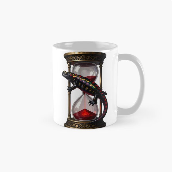 Item preview, Reloj de arena alquímico de la salamandra gótica designed and sold by IllumeInk.