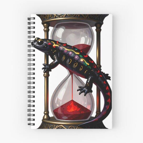 Item preview, Gothic Salamander Alchemical Hourglass designed and sold by IllumeInk.