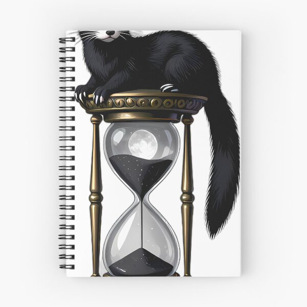 Item preview, Gothic Ferret Pewter Hourglass designed and sold by IllumeInk.