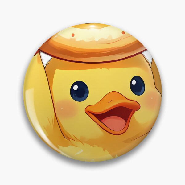 Item preview, Fluffy Yellow Duckling Hoisting Pretzel Like a Crown designed and sold by pumsquare.
