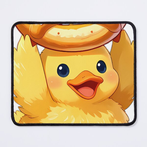 Item preview, Fluffy Yellow Duckling Hoisting Pretzel Like a Crown designed and sold by pumsquare.