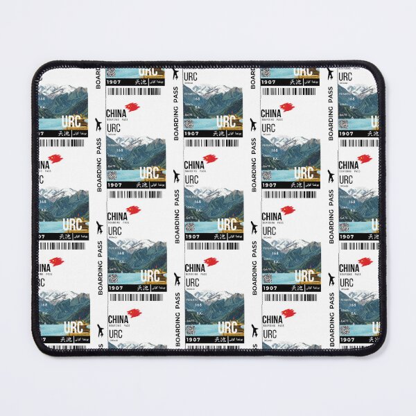Item preview, China Boarding Pass Stylized Heavenly Lake  designed and sold by InkWhirl.