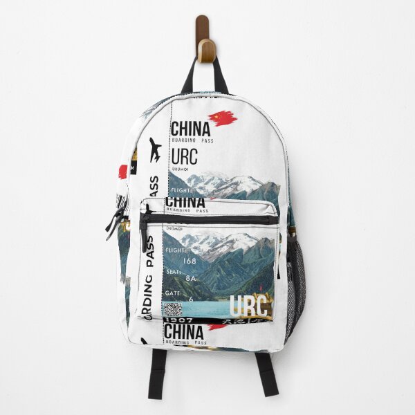 Item preview, China Boarding Pass Stylized Heavenly Lake  designed and sold by InkWhirl.