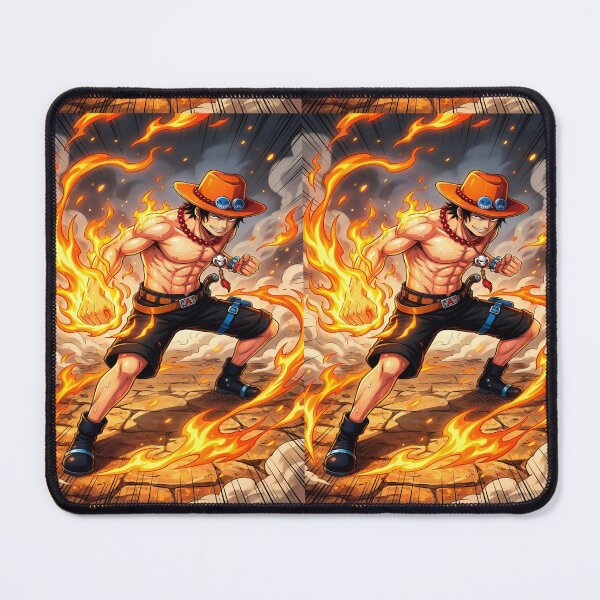 Item preview, Portgas D. Ace One Piece Fire Fist Pirate Poster Aesthetic Anime Digital Artwork designed and sold by Matt_Smith.