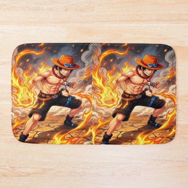 Item preview, Portgas D. Ace One Piece Fire Fist Pirate Poster Aesthetic Anime Digital Artwork designed and sold by Matt_Smith.