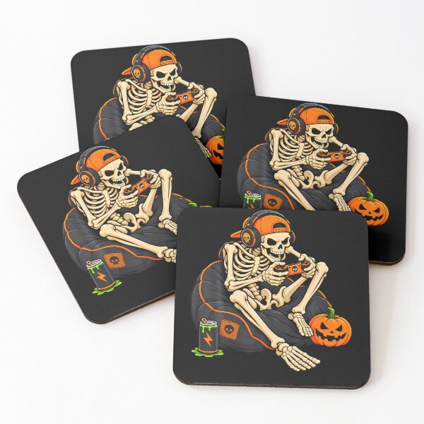 Item preview, Boys Halloween Skeleton Spooky Pumpkin Gaming Gamer designed and sold by PAROSSA.