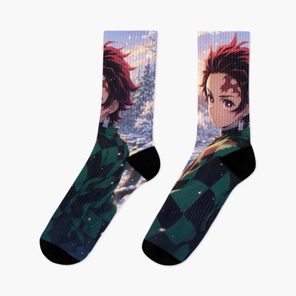 Item preview, Tanjiro Kamado Demon Slayer Peaceful Winter Sunrise designed and sold by SolenneAzur.