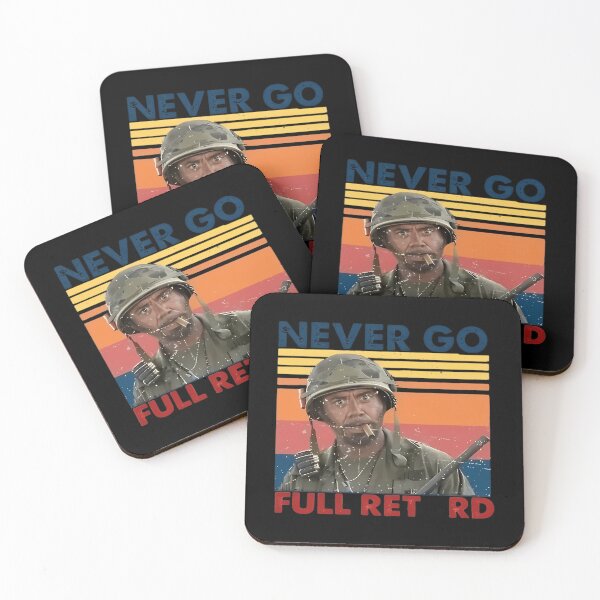 Item preview, Tropic Thunder Never Go Full Retro designed and sold by veadersyhudd.