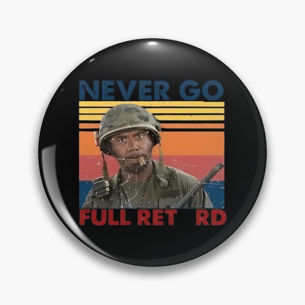 Item preview, Tropic Thunder Never Go Full Retro designed and sold by veadersyhudd.