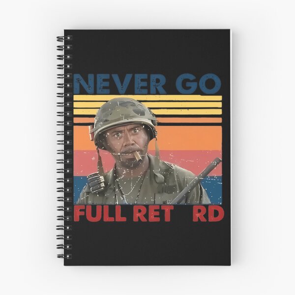 Item preview, Tropic Thunder Never Go Full Retro designed and sold by veadersyhudd.