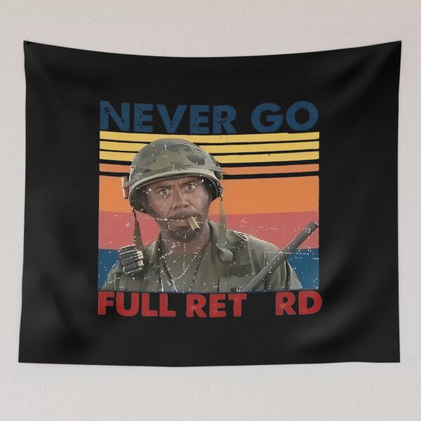 Item preview, Tropic Thunder Never Go Full Retro designed and sold by veadersyhudd.