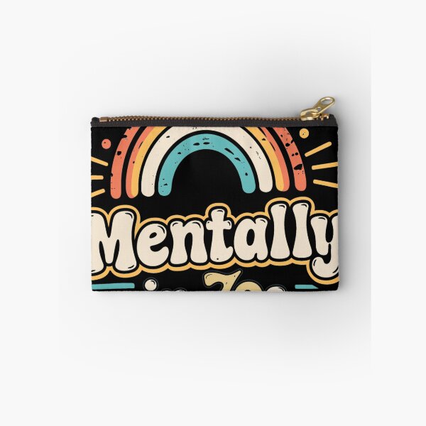 Item preview, Mentally in 70s Retro Rainbow Groovy Design designed and sold by Arnaliguez.