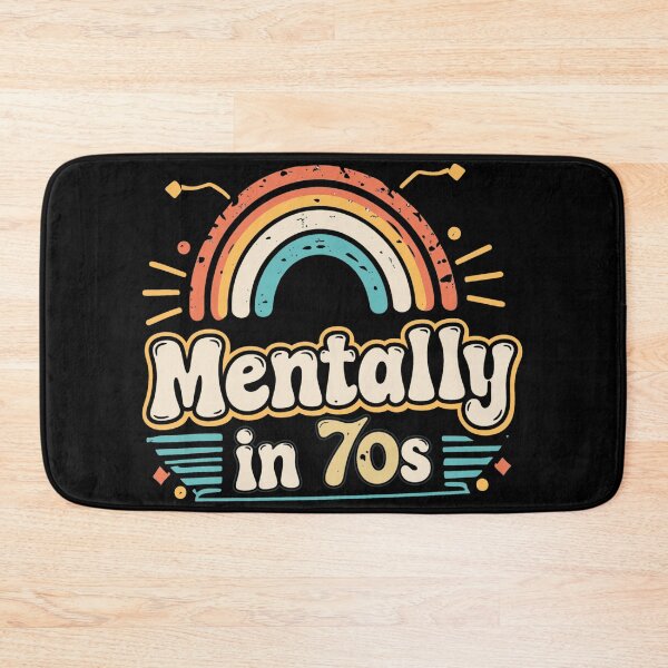 Item preview, Mentally in 70s Retro Rainbow Groovy Design designed and sold by Arnaliguez.