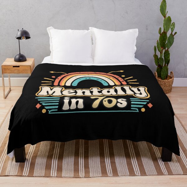 Item preview, Mentally in 70s Retro Rainbow Groovy Design designed and sold by Arnaliguez.