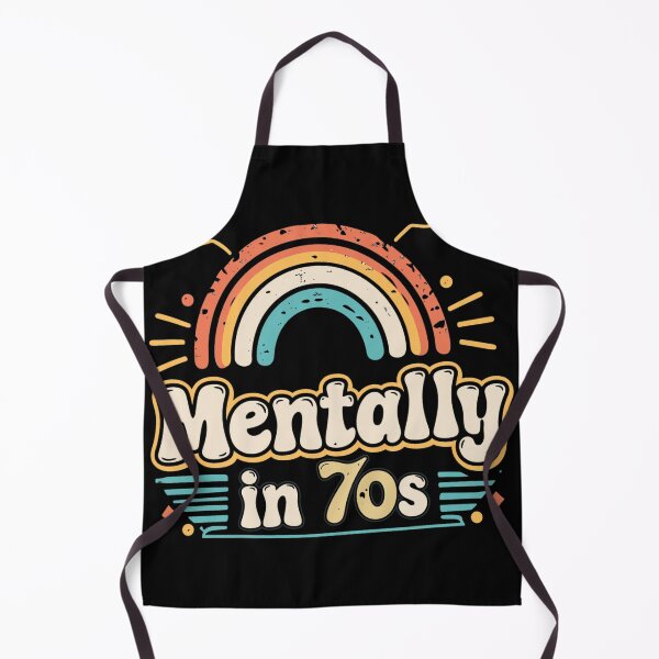 Item preview, Mentally in 70s Retro Rainbow Groovy Design designed and sold by Arnaliguez.