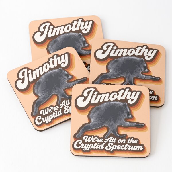 Item preview, Jimothy - We're All on the Cryptid Spectrum designed and sold by Shy Fractal Designs.