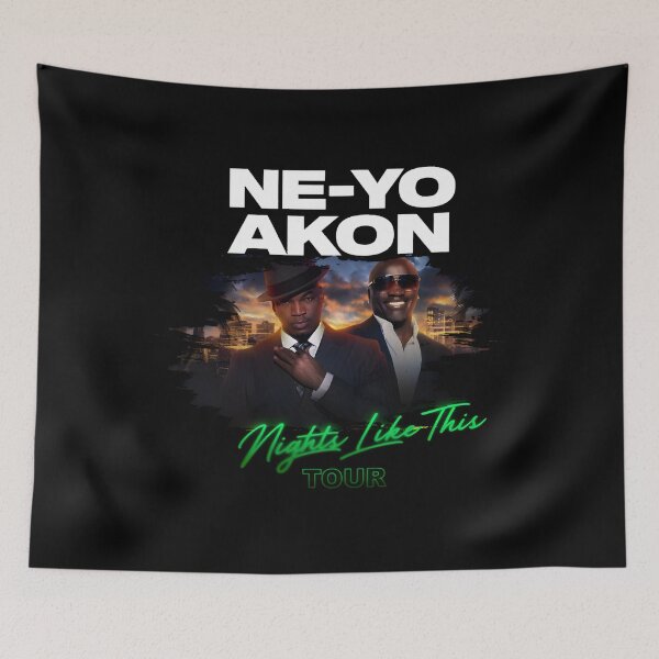 Item preview, Ne-yo & Akon Nights Like This Tour 2026 designed and sold by avasravyao.
