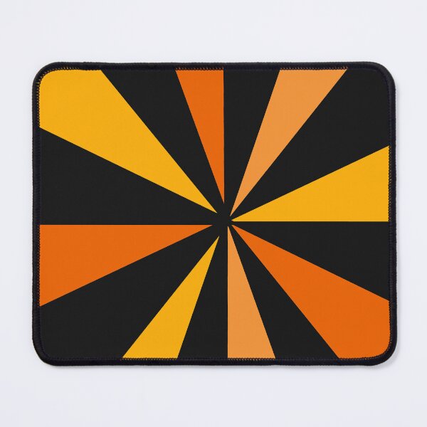 Item preview, Retro Sunburst Design: Orange and Yellow on Black designed and sold by DEC02.