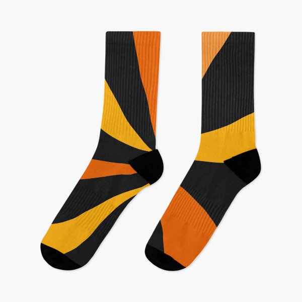 Item preview, Retro Sunburst Design: Orange and Yellow on Black designed and sold by DEC02.