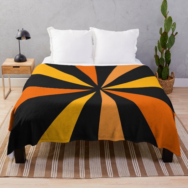 Item preview, Retro Sunburst Design: Orange and Yellow on Black designed and sold by DEC02.