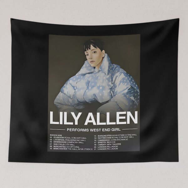Item preview, Lily Allen West End Girl Tour 2026 Music Fan designed and sold by avasravyao.