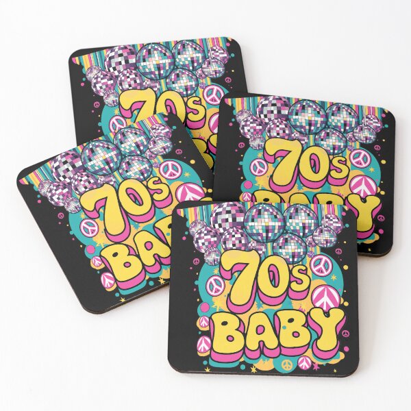 Item preview, 70s Baby Disco Balls Peace Sign Retro Groovy  designed and sold by Arnaliguez.