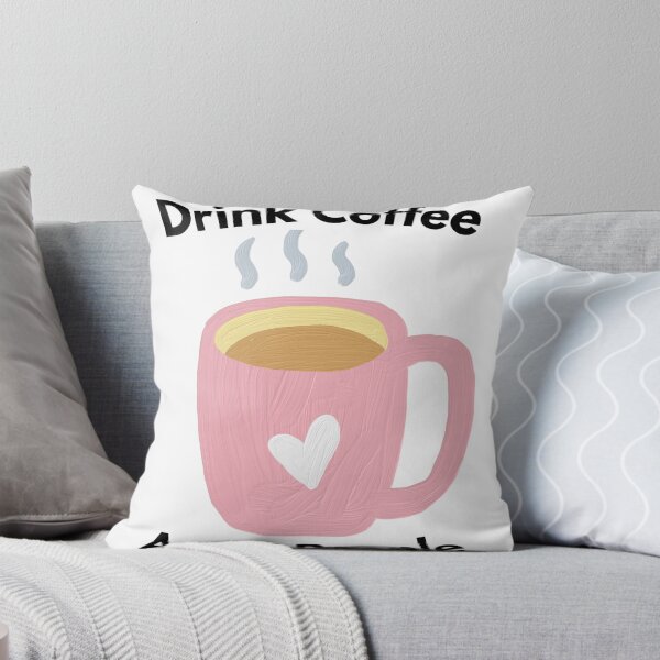 Item preview, Drink Coffee Avoid People Funny Coffee Lover Introvert Quote designed and sold by SoukaArtStore.